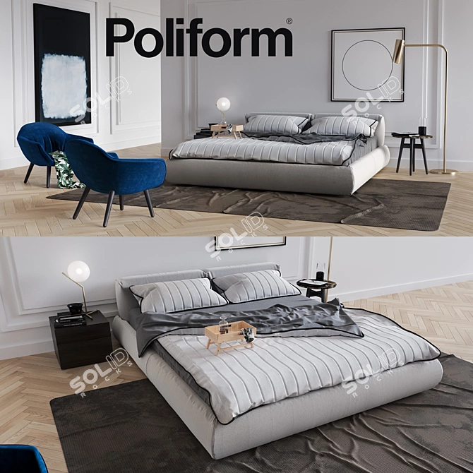 Bolton Set: Stylish Furniture and Décor 3D model image 1