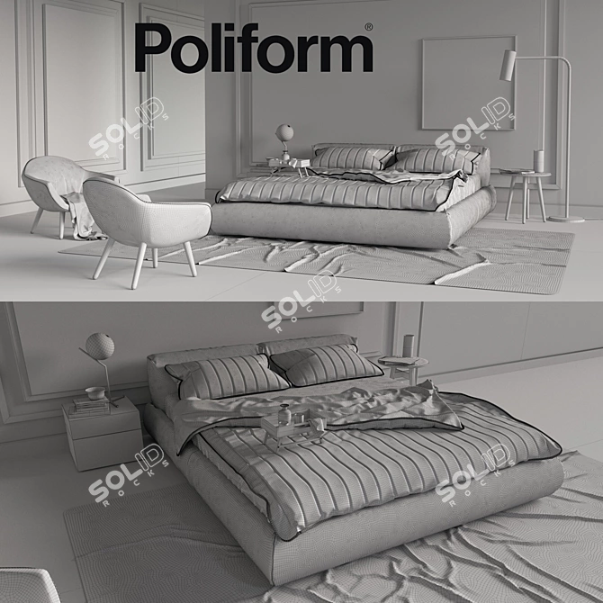 Bolton Set: Stylish Furniture and Décor 3D model image 3