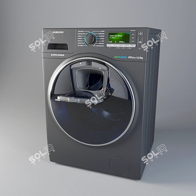 Samsung WW8500K Addwash: Corona Material & Compact Size 3D model image 2