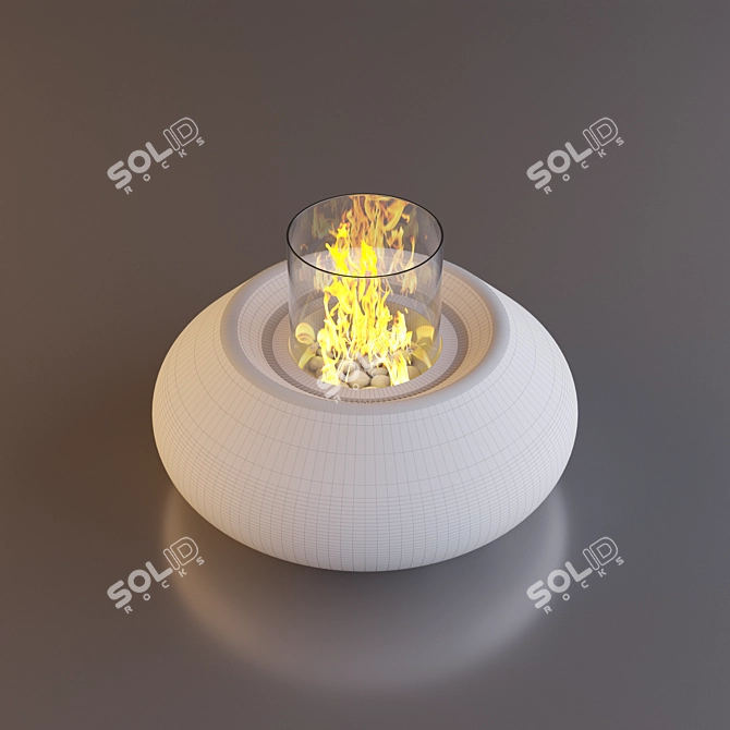 Portable Bubble Commerce Fireplace | Planika 3D model image 2