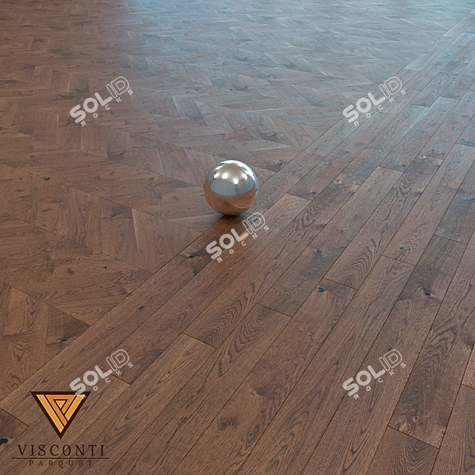 Title: Visconti Parquet - French Christmas Tree 3D model image 1