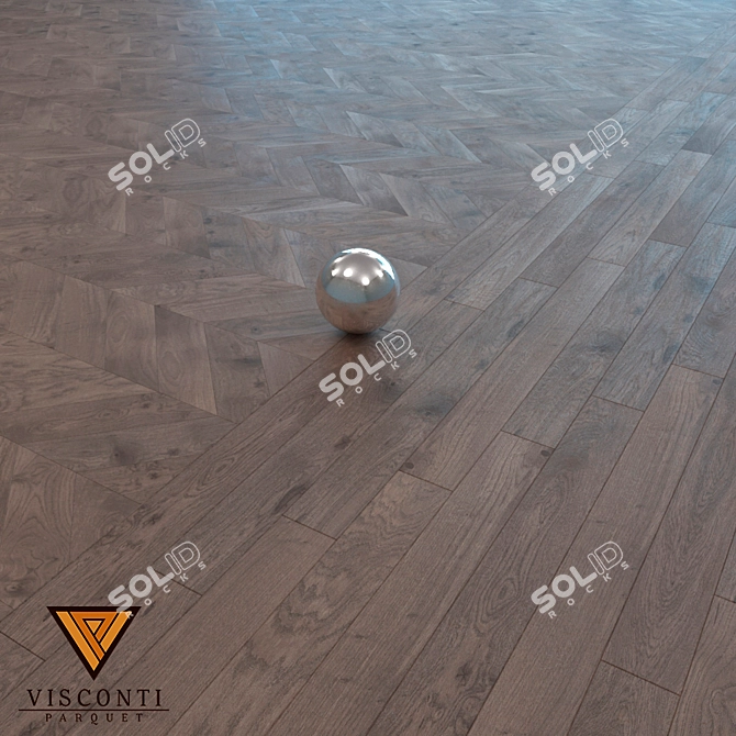 Visconti Parquet French Christmas Tree 3D model image 1