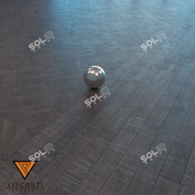 Title: "OM" Massive French Christmas Tree Flooring 3D model image 1