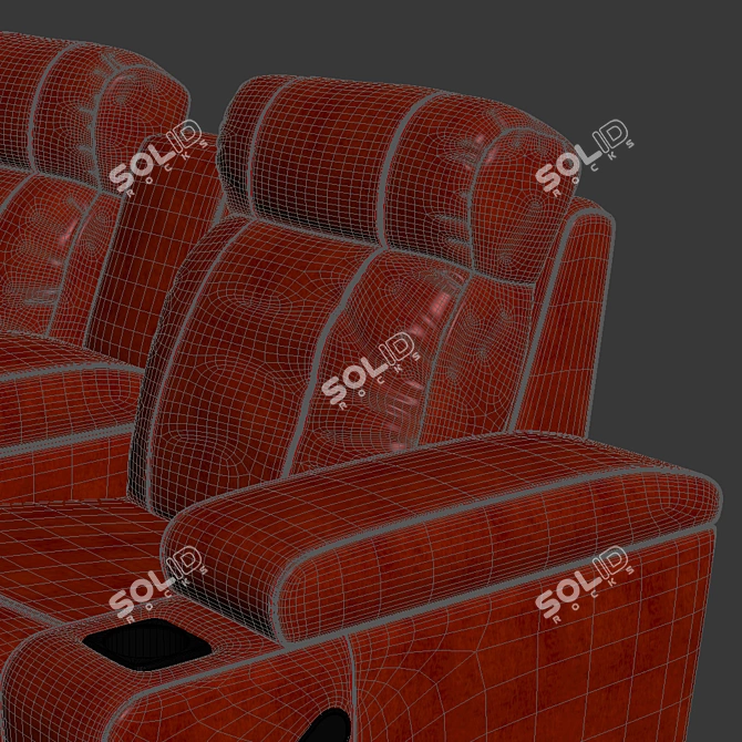 Ultimate Home Theater Chair 3D model image 3