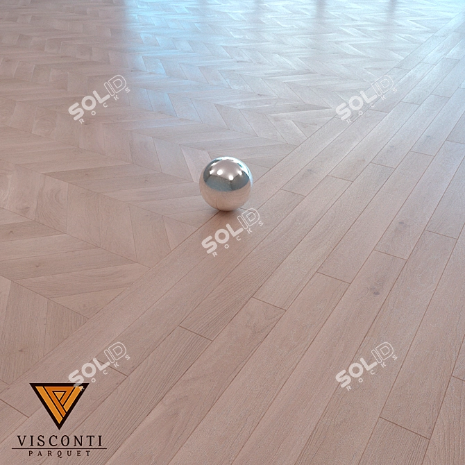 Visconti Parquet - French Christmas Tree 3D model image 1