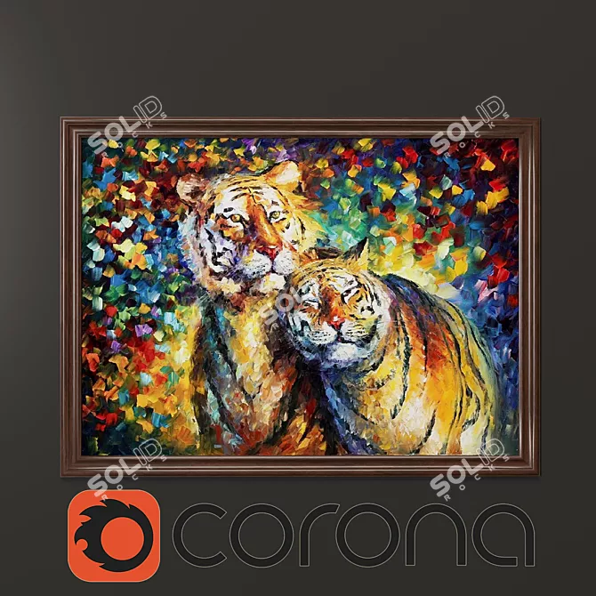 Artistic Collection Paintings (60cm x 80cm) 3D model image 1