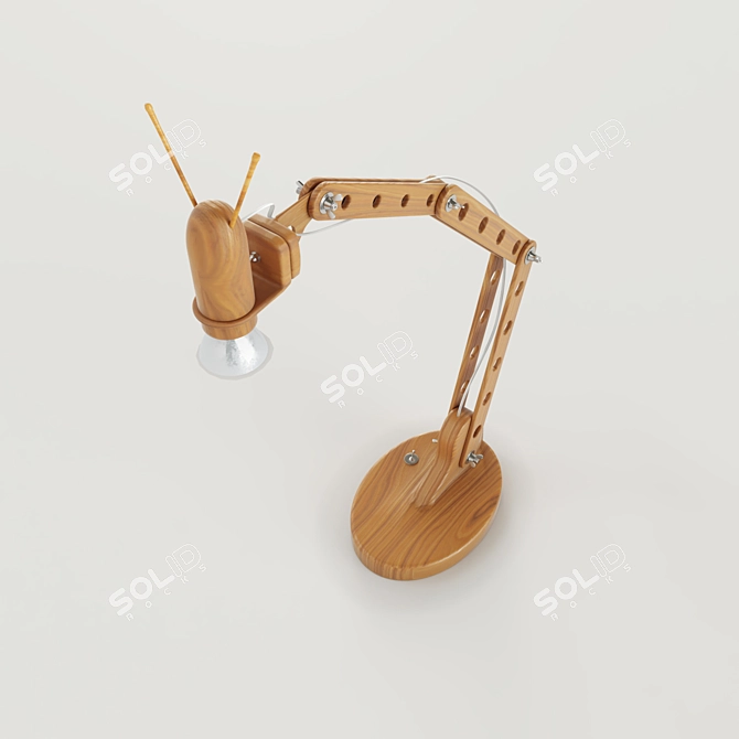 Flexible Designer Desk Lamp 3D model image 2