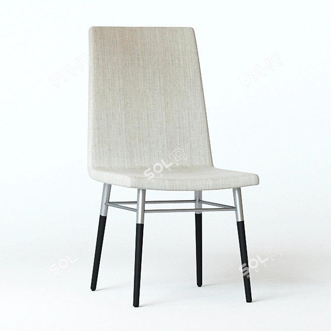 Elegant PREBEN IKEA Chair 3D model image 1