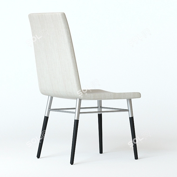 Elegant PREBEN IKEA Chair 3D model image 3