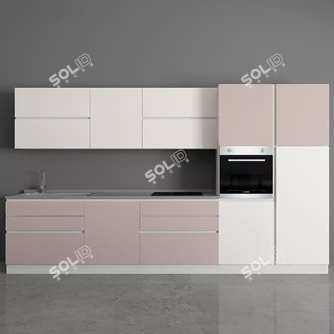 Edelform 3600: Sharon Kitchen Set 3D model image 1