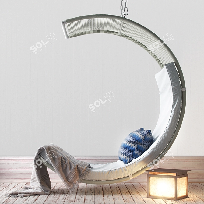 Sunken Bliss Patio Swing 3D model image 1