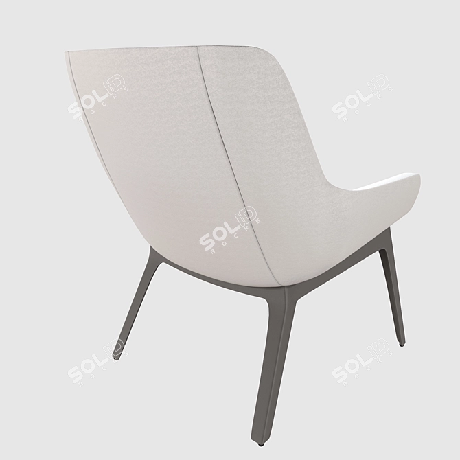 Boss Marnie Low Back Chair 3D model image 3