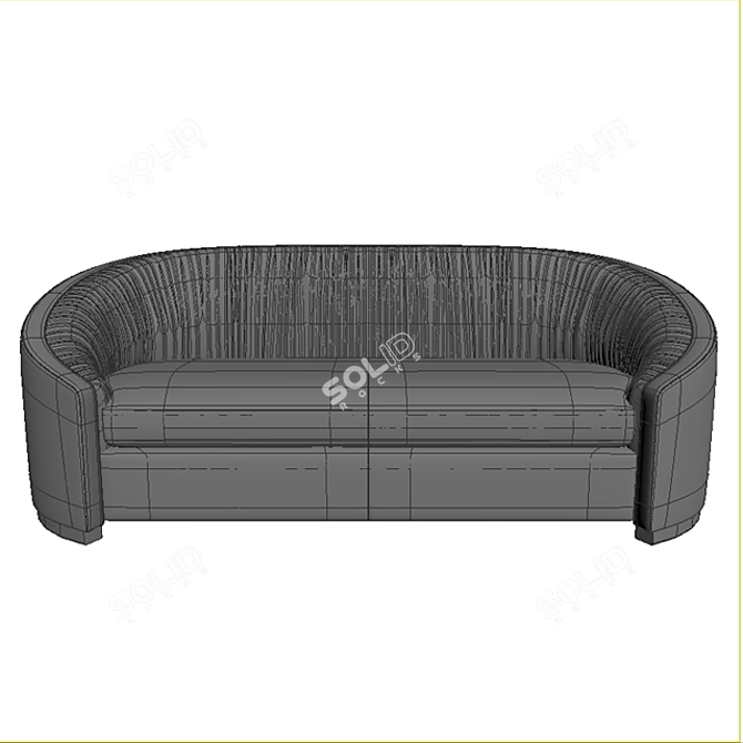 Elevate Your Space: Mitte Sofa! 3D model image 2