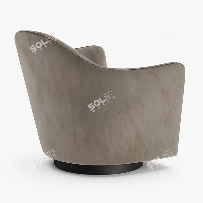 Elegant Vivienne Lounge Chair by Longhi 3D model image 2