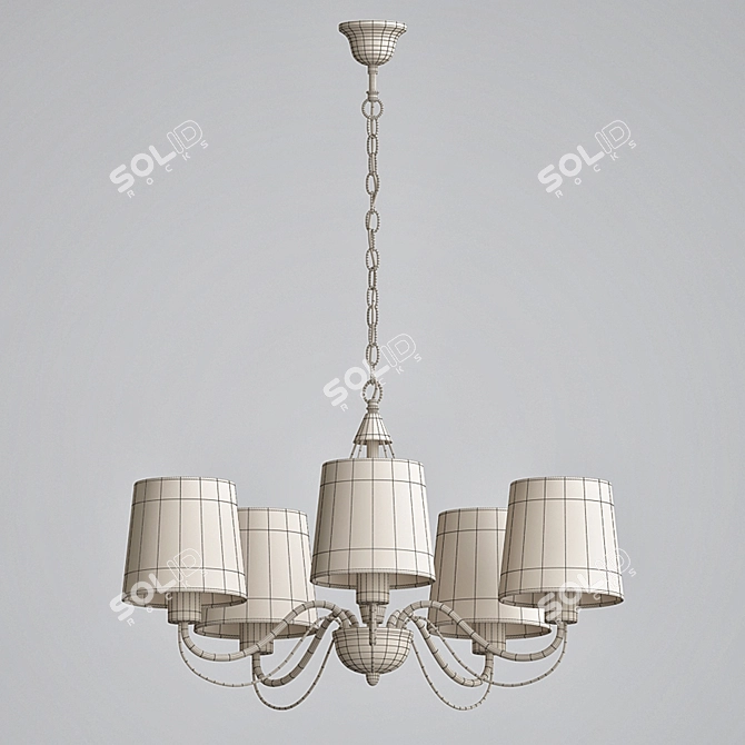 Arte Lamp ORLEAN 5-Light Chandelier 3D model image 2