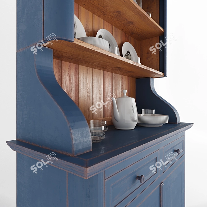 Modern Sideboard: Stylish Storage Solution 3D model image 3