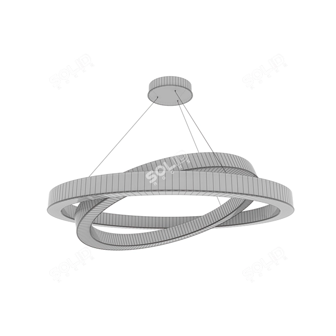 Starry Pendant Light 3D model image 2