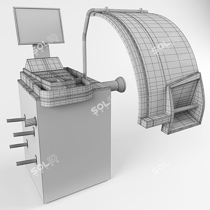 TECO 68 Tire Changer - Efficient and Reliable 3D model image 3