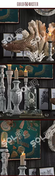 Guild Master Decorative Accessory Set 3D model image 2