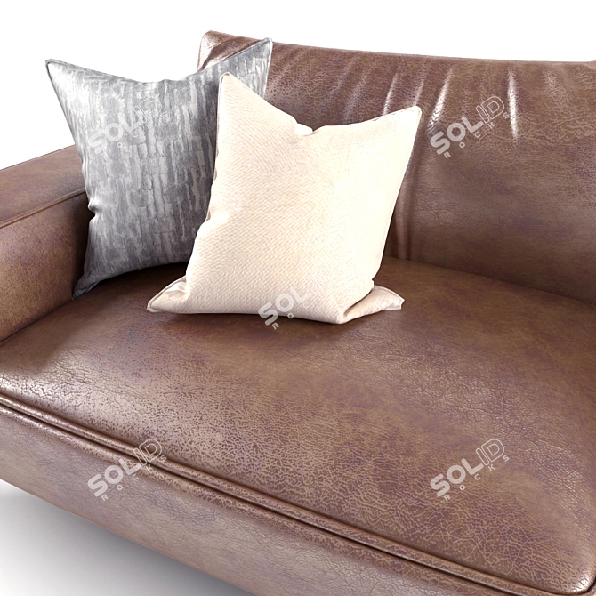 Contemporary Comfort: Modern Sofa 3D model image 2