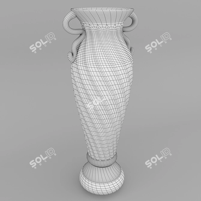 Elegant Vittiria Decor Vase 3D model image 3