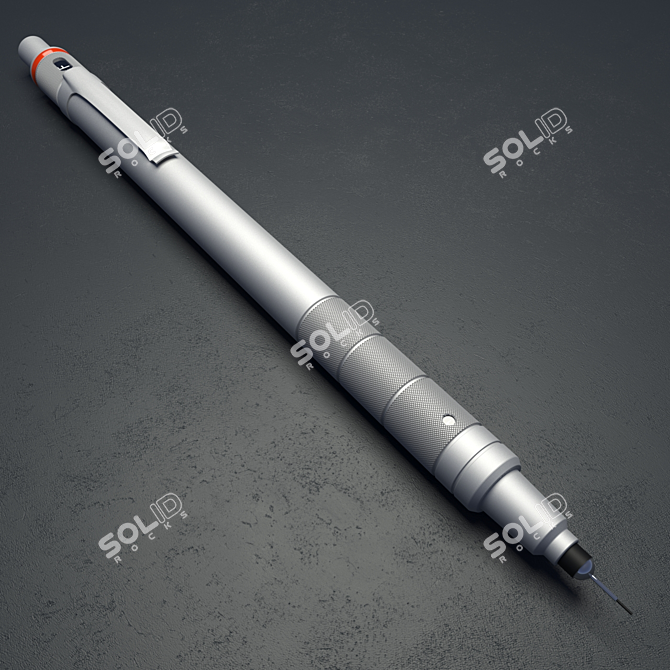 Precision Writing: Japanese Pen 3D model image 2