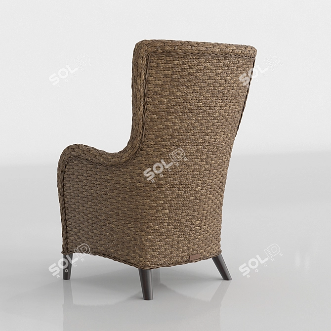 Sanibel Lounge Chair: Stylish Comfort for Relaxation 3D model image 2