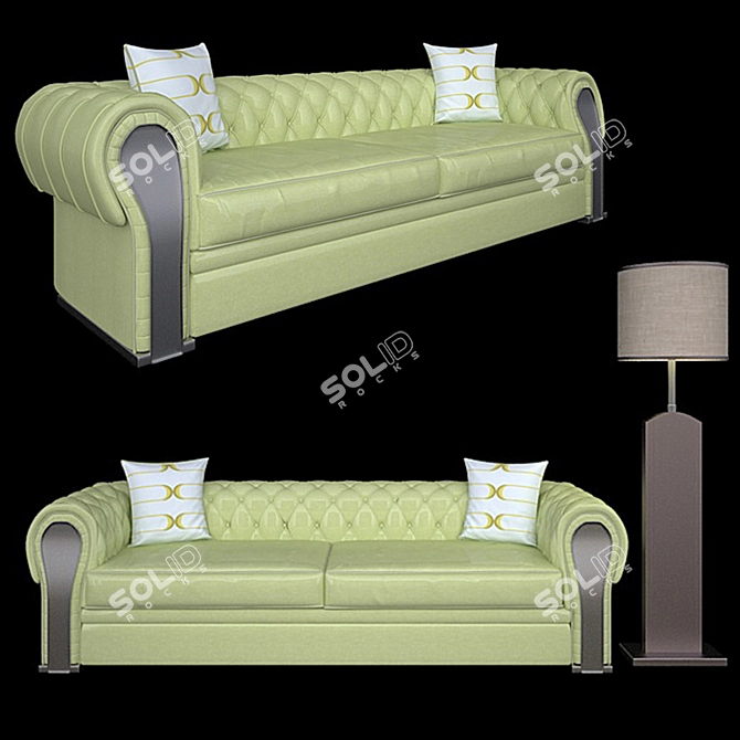 Nirvana Lounge Sofa 3D model image 1