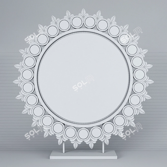 Radiant Reflection: Sun Mirror by Tozai 3D model image 2