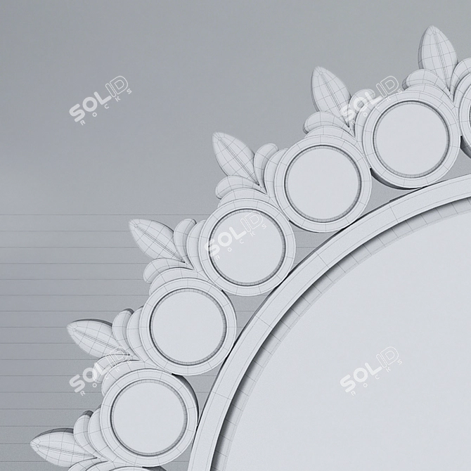 Radiant Reflection: Sun Mirror by Tozai 3D model image 3