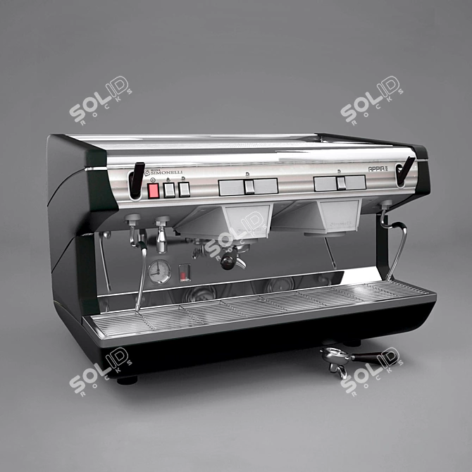 Nuova Simonelli Appia II: Professional Espresso Machine 3D model image 1