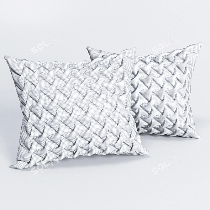 Stylish Cushion Covers for Decor 3D model image 2