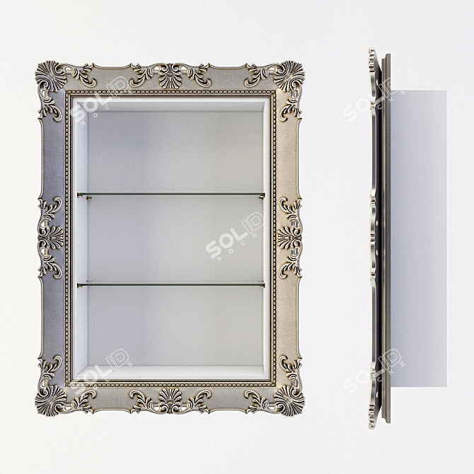 Lineatre Gold Locker: Compact and Sturdy 3D model image 2