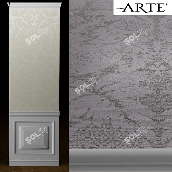 Arte Mirage Foliage: Exquisite Belgian Elegance 3D model image 1