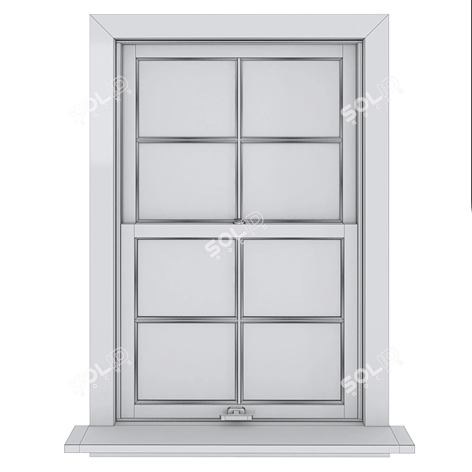 American Sliding Windows: Versatile and Stylish 3D model image 3