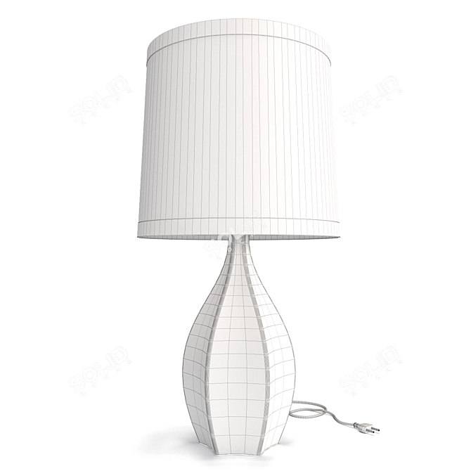Elegant Arteriors Dalton Lamp 3D model image 3