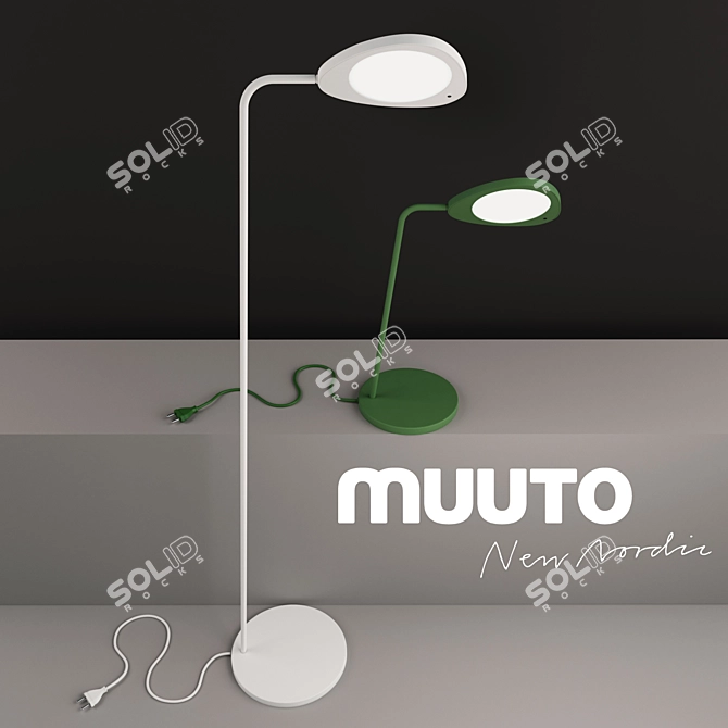 Muuto Leaf: Elegant Lighting Set 3D model image 1