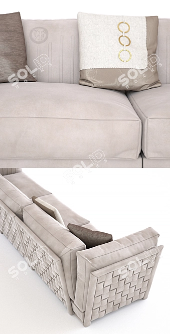 Durini Vittoriafrigerio Sofa - Elegant and Spacious 3D model image 2