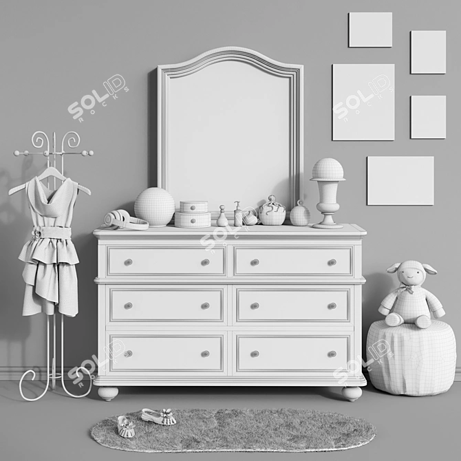 Classic Furniture Legacy Set 5: Accessories, Decor & Toys 3D model image 3