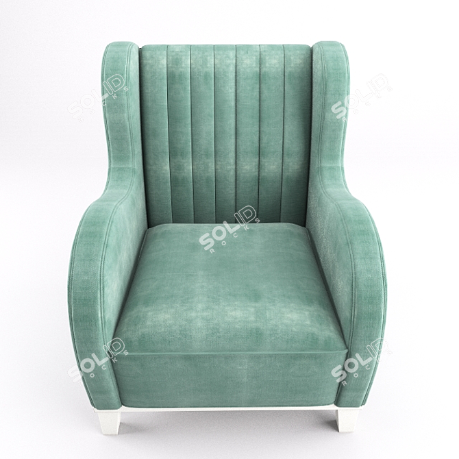 Elegance in Comfort: SALONI Armchair 3D model image 2