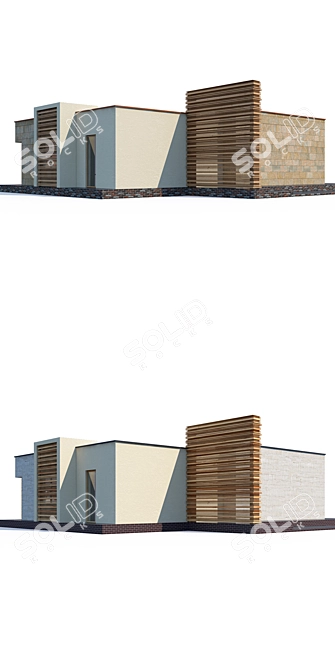 Versatile ABS House Design 3D model image 2