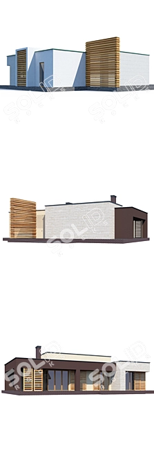 Versatile ABS House Design 3D model image 3