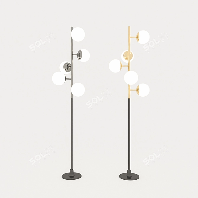 Trussardi Cherries Floor Lamp: Elegant Illumination 3D model image 1