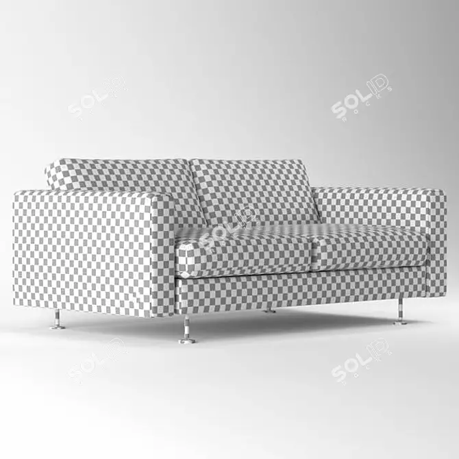 Sleek Getama Century 2 Sofa 3D model image 3