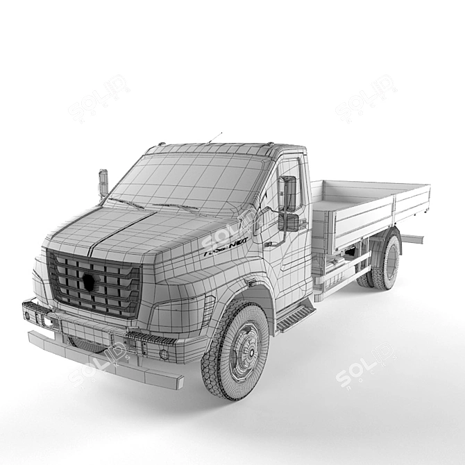 Next-Level GAZon Truck Model 3D model image 3