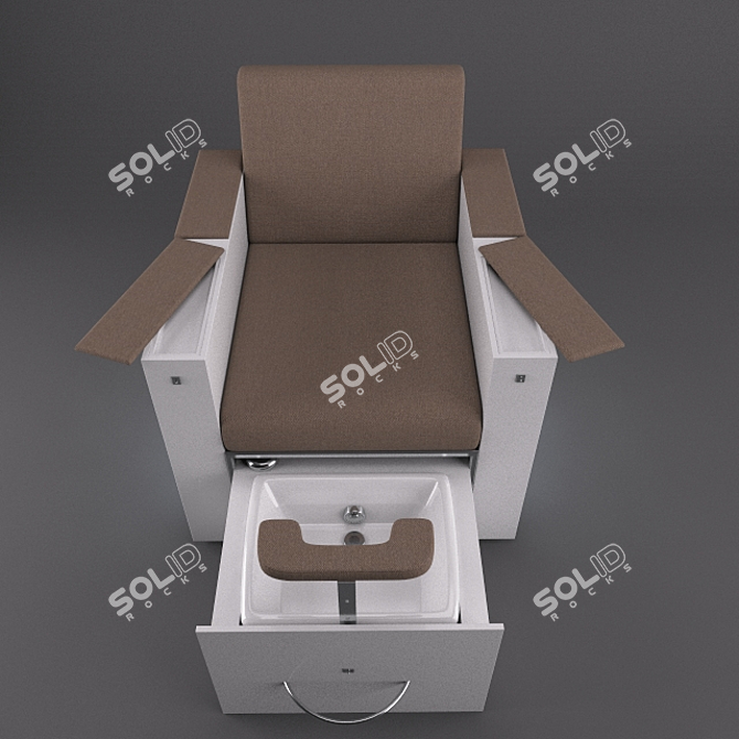 Elegant Maletti Soprano Chair 3D model image 2