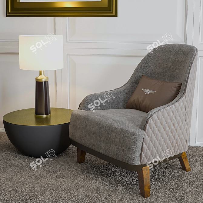 Modern Furniture Set 3D model image 2