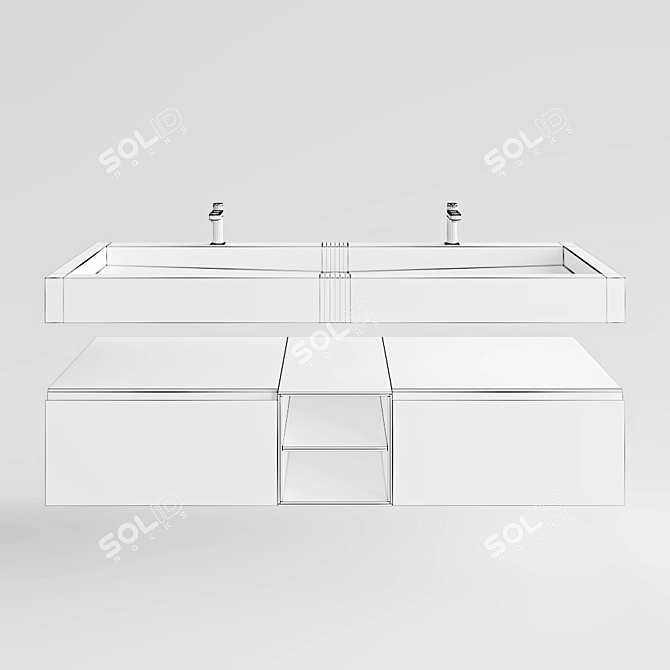 KRION RAS Series: Unparalleled Porcelain Elegance 3D model image 3