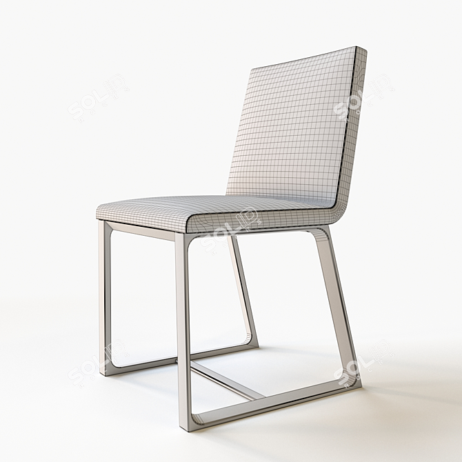 Halley Linfa Chair: Sleek and Stylish 3D model image 2