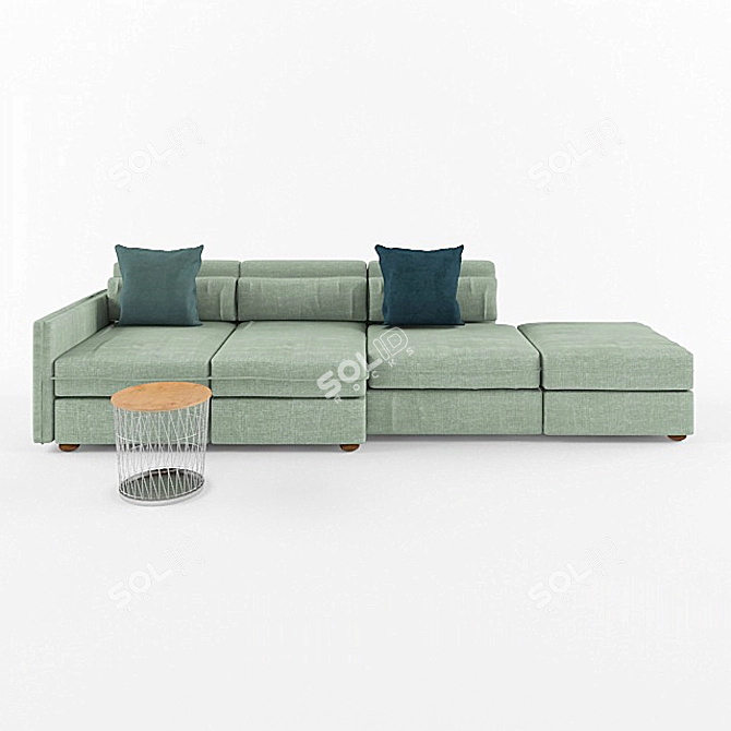 Transformable Modular Sofa - VALLENTUNA 3D model image 2